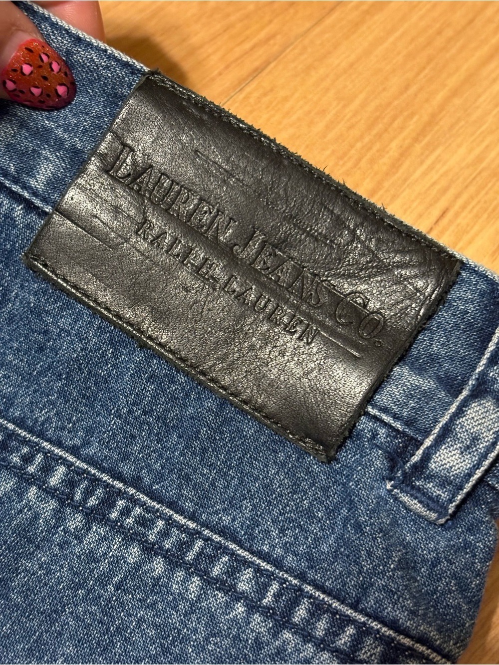 ralph lauren • vintage long denim skirt - Picture 10 of 14